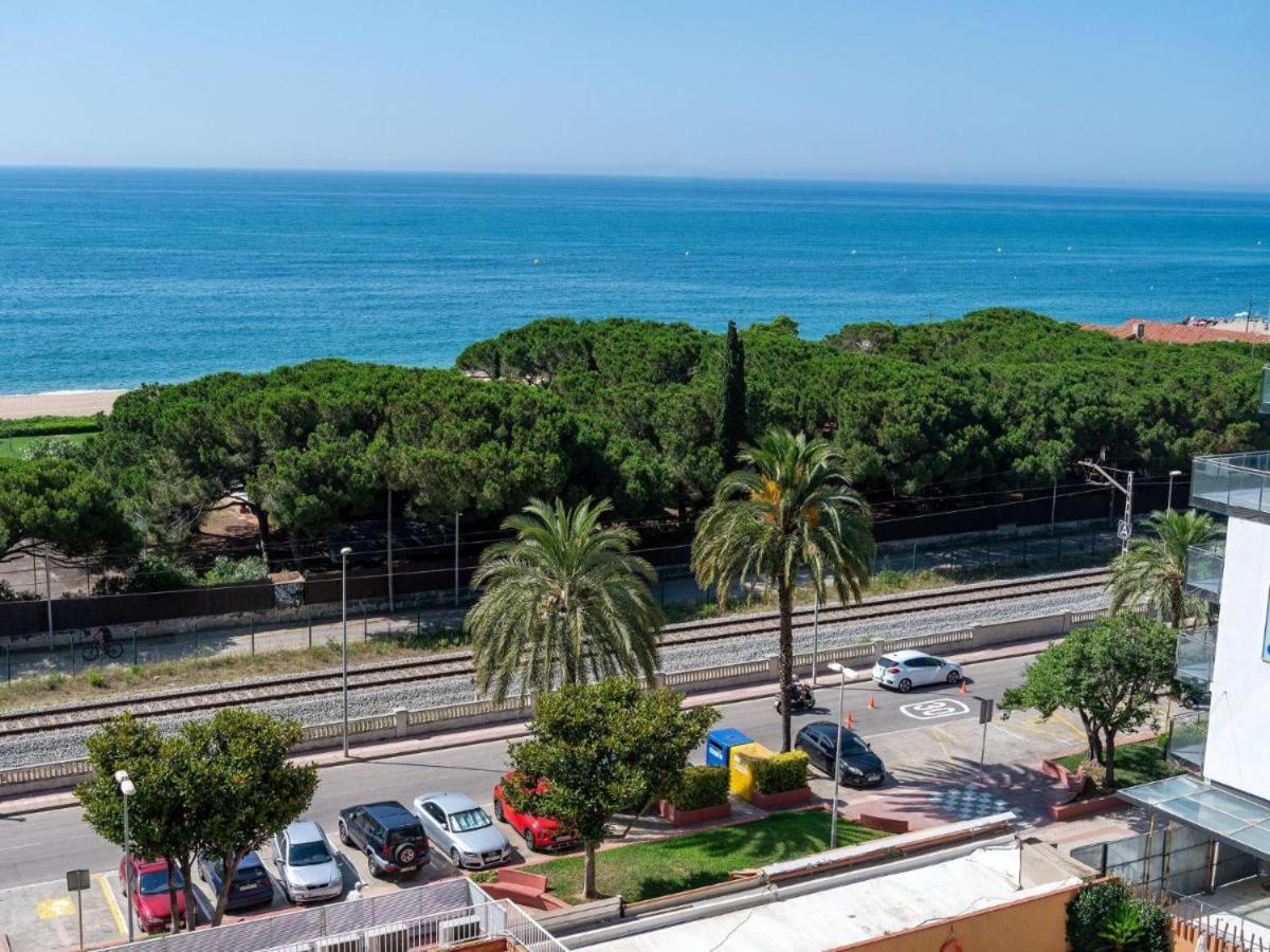 Apartamento Terraza Mar Malgrat de Mar Bagian luar foto
