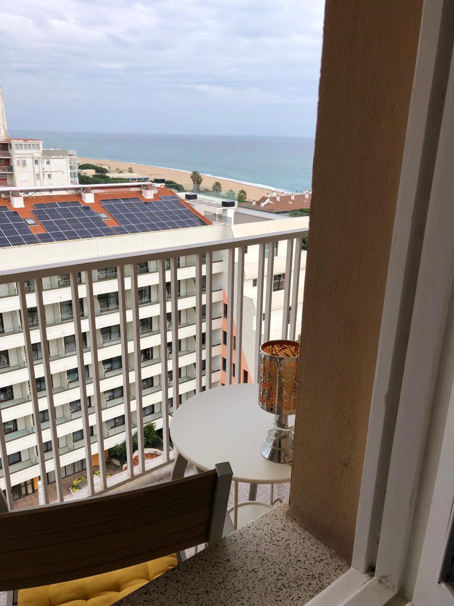 Apartamento Terraza Mar Malgrat de Mar Bagian luar foto