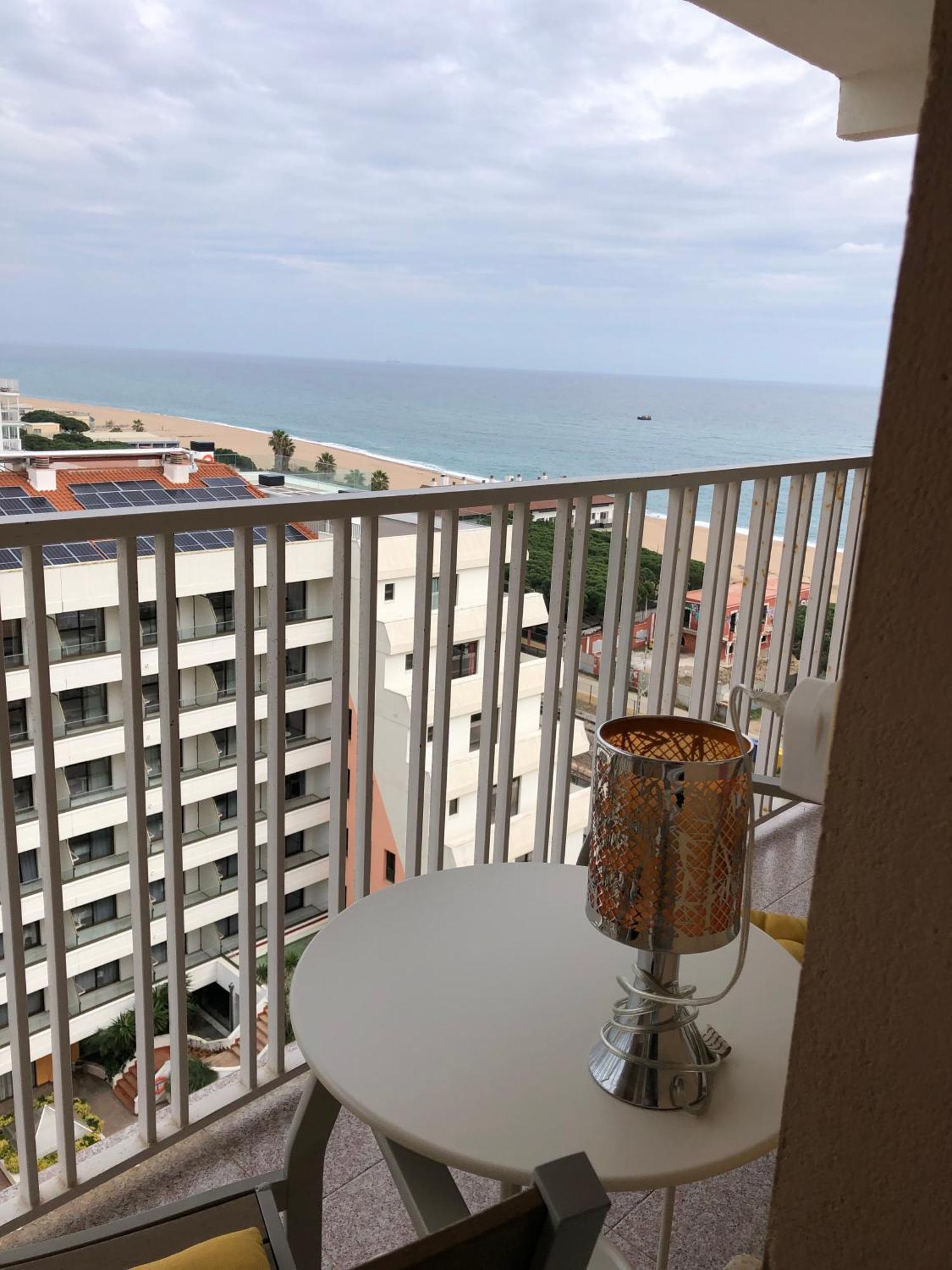 Apartamento Terraza Mar Malgrat de Mar Bagian luar foto